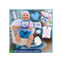 Bebê Reborn Boneco Mayze Recém-Nascida Original Realista de Silicone - Variações
