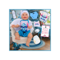 Bebê Reborn Boneco Mayze Recém-Nascida Original Realista de Silicone - Variações