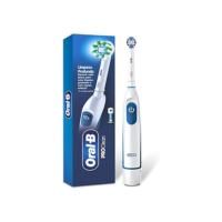 Oral-B Power, Escova de Dentes Elétrica, Remove mais Placa que uma Escova Manual, cor Branca