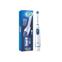 Oral-B Power, Escova de Dentes Elétrica, Remove mais Placa que uma Escova Manual, cor Branca