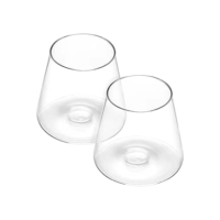 WOLFF - Conjunto 2 Copos de Vidro Borossilicato 250ml