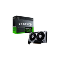 Placa de Vídeo MSI RTX 5060 8G VENTUS 2X OC Geforce NVIDIA, 8GB, GDDR7, 128 bits, 2535 MHz, DLSS 4, Ray Tracing - G5060-8V2C