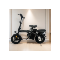 Bicicleta elétrica dobrável para adultos, pedal tripulado, compras ao ar livre, viagem