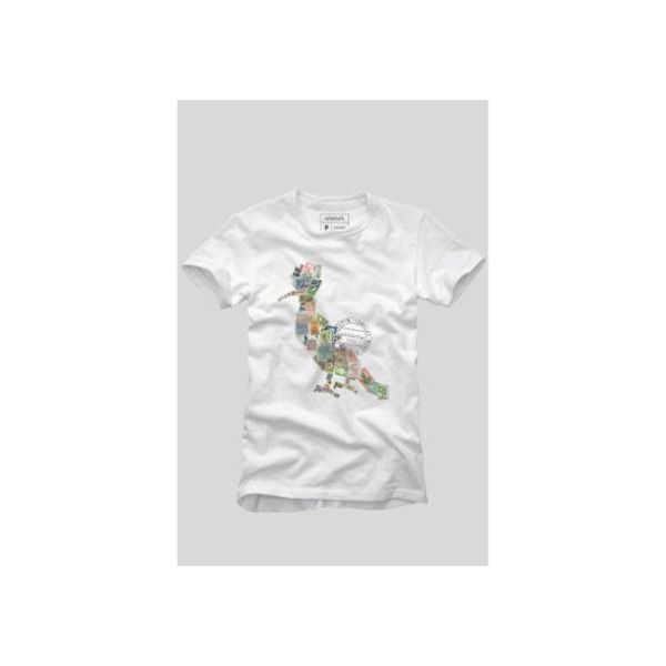 Camiseta Algodão Pica Pau Selo Reserva - Branco