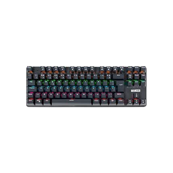 Teclado Mecânico Mancer Shade MK3 | Rainbow | Switch Huano Vermelho | Preto | MCR-SHM3-RBW01RD