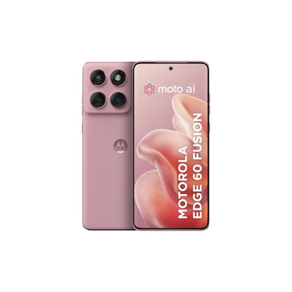 Smartphone Motorola Edge 60 Fusion 5G - 256GB 16GB (8GB RAM+8GB Ram Boost) 50MP Sony AI Camera IP68 NFC - Rosa