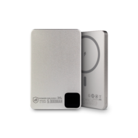 Carregador Portátil Titanium MagSafe 5.000 - 10.000mAh Wireless 15W Gshield USB-C Magnético LED