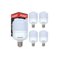 Kit 5 Lâmpadas Led 30w Bulbo 6500k Branco Frio Cor da luz Branco-frio 110V/220V