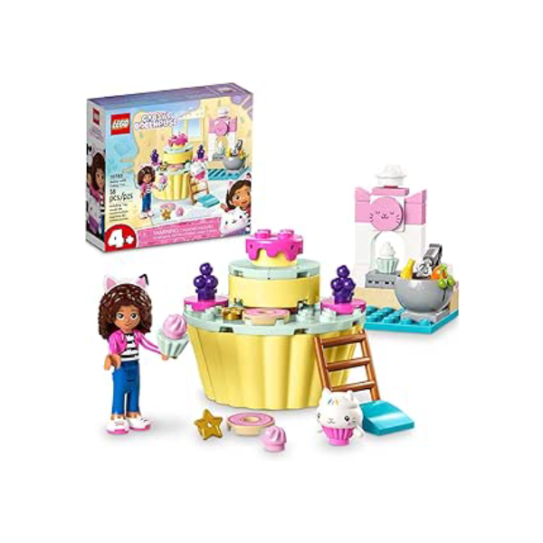 LEGO Set Gabbys Dollhouse 10785 Cozinha Divertida com o Bolinho 58 peças