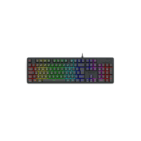 Teclado Membrana Gamer Redragon Netherbane Preto RGB K521-RGB