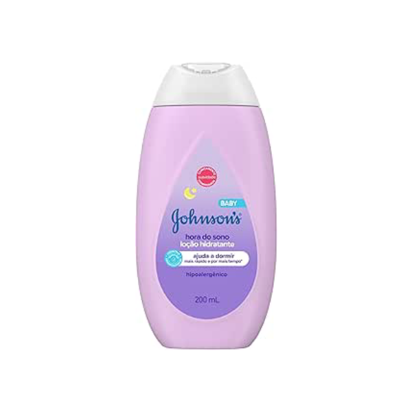 Loção Hidratante Relaxante Para Uso Diário Johnson's Baby Hora Do Sono, 200mL