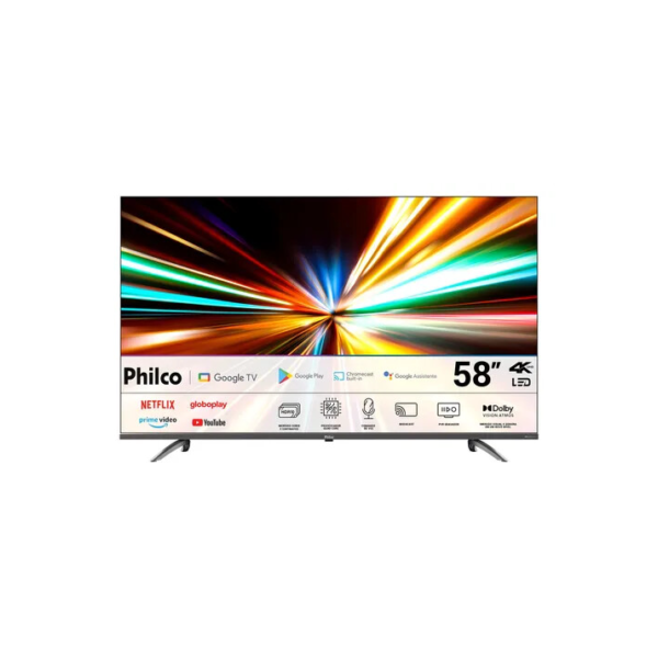 Smart Tv 58 Philco Led 4k Google Tv Hdr10 P58kga