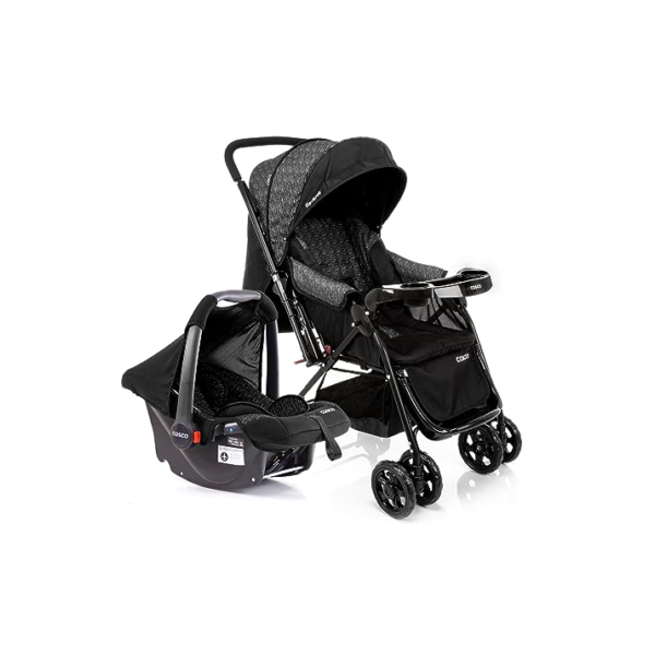 Cosco Kids, Travel System Reverse, Preto Rajado