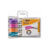 Pincel Marcador de Quadro Branco BIC Markingc/4 cores fashion 930094