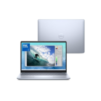 Notebook Dell Inspiron I14-I120U-M20 14" FHD+ Intel® Core™ 5 120U 16GB 512GB SSD Windows 11 Prata Gelo