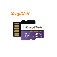 Xraydisk TF cartão de memória 64G 128GB 256GB de alta velocidade com adaptador A1 U3 classe 10 V30 para telefone/câmera/traço