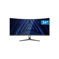 Monitor Gamer Curvo 34" 180Hz 1ms Full HD R1500 Legacy GW34WQ180 2 HDMI 2 DisplayPort Freeysnc G-sync