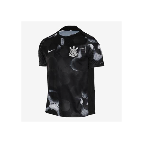 Camisa Nike Corinthians Pré-Jogo 2025 Masculina - Preto