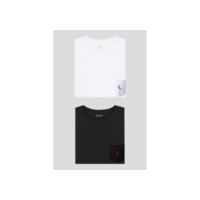 Kit 2 Camisetas Bolso Noturno E Paz Reserva - Branco+Preto