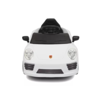 Carro Elétrico Motorizado Mini Porsche Luxo Branco Com Som