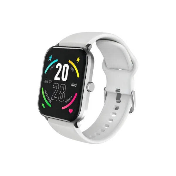 Relógio Smartwatch QCY Watch GTC S1 Tela 1.85 HD Bluetooth Esportivo Saúde IPX8 Cor Cinza