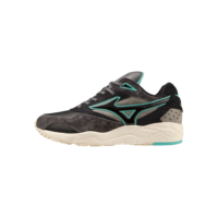 Tênis Casual Mizuno Contender  x  Footpatrol Preto/Cinza/Verde