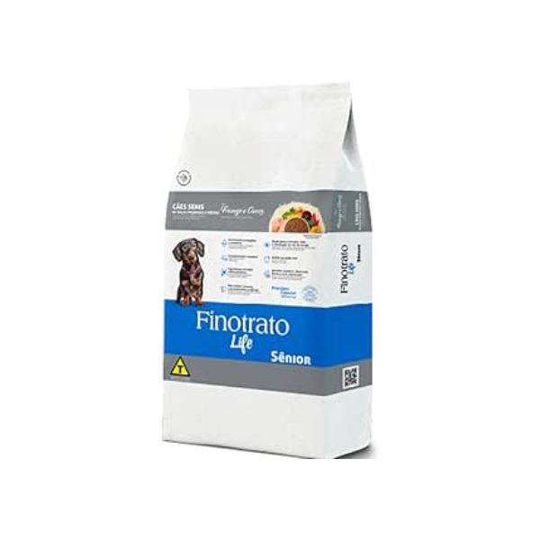 Finotrato Life Senior Frango Arroz Raças Pequenas e Médias 10,1Kg