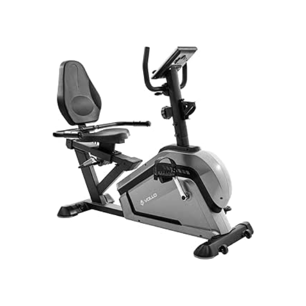 Bicicleta Ergométrica Horizontal Magnética Semiprofissional Silenciosa VX2 Vollo