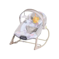 Clingo Cadeirinha Musical para Bebês, Base Estável, Encosto Reclinável