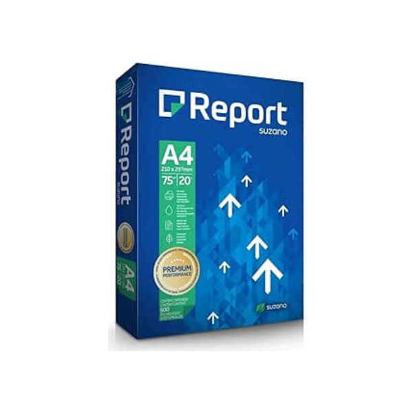 Papel Sulfite Report A4 Branco 75g 500 folhas