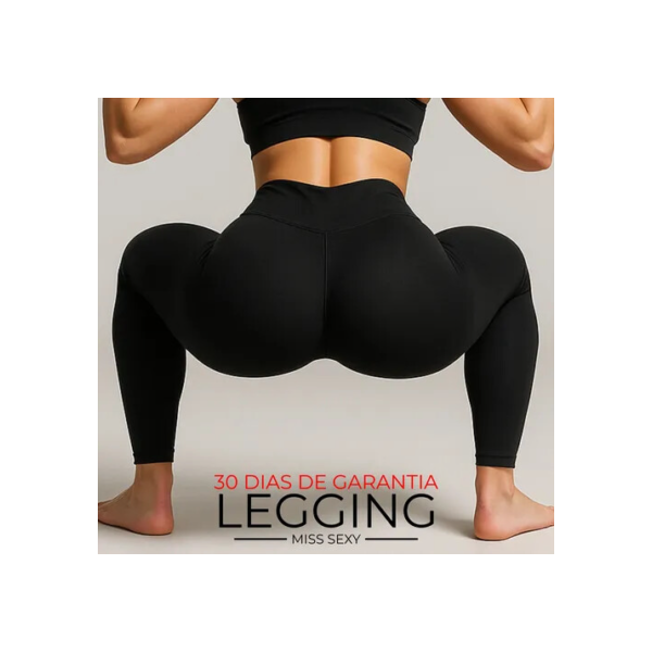 Calça Legging Modeladora Roupa De Academia Cintura Alta