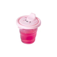 Copo Decorado com Bico Menina 200 ml Plasútil