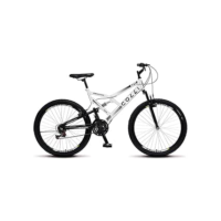Colli Bike, Bicicleta GPS 148 Dupla Suspensão e Freios V-Brake, Aro 26 Aero, 36 Raias, 21 Marchas
