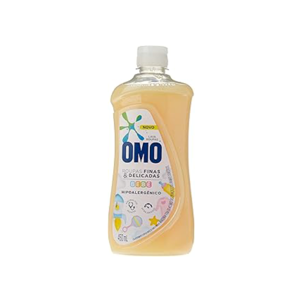 OMO Roupas Finas E Delicadas - Sabão Líquido Bebê 450 Ml