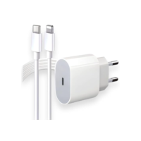 Cabo Usb-C-Lightning + Fonte Carregador 25W Turbo Compatível iPhone X Xr SE 11 12 13 14 Premium LAGUS IMP.