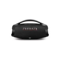 Caixa de Som Boombox Plus AIWA BBS-01-B 200W Bluetooth 30H IP66 USB Preto