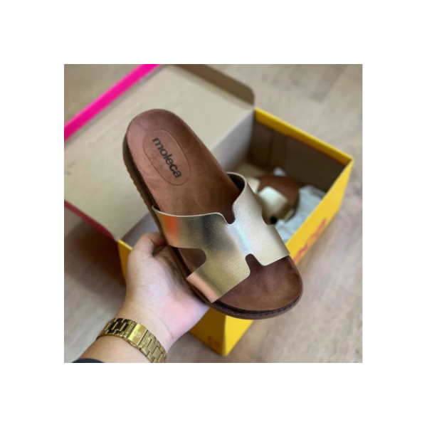 ORIGINAL MOLECA PAPETE 5500.100 DOURADO NOVA COLEÇÃO NOVAS CORES 2025