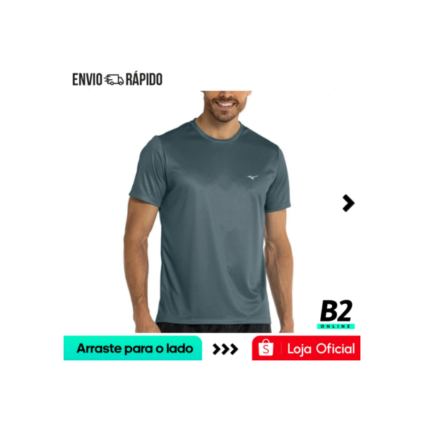 Camiseta Mizuno Energy Masculina Original Com Nota Fiscal e Garantia