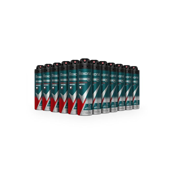 Rexona 12 Unidades Desodorante Antitranspirante Aerosol Antibac + Invisible 150ml