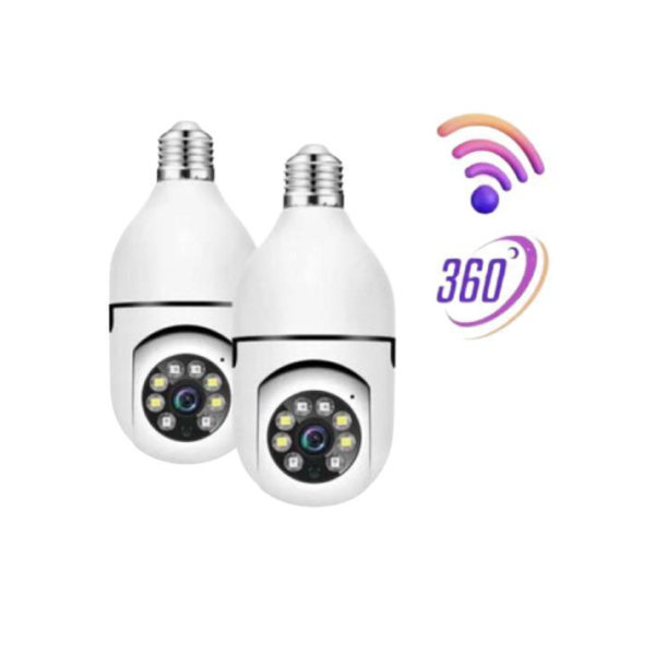 Kit Câmera Segurança Prova D'água Infravermelho Lâmpada Sem Fio Wifi - Yoosee