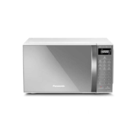 Micro-ondas de Mesa Panasonic com 21 Litros de Capacidade Branco com Porta Espelhada - NN-ST27LWRU