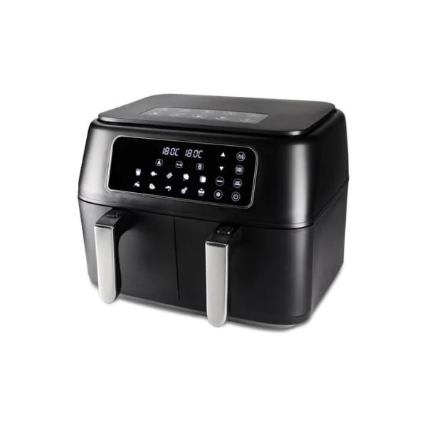 Fritadeira Dual Air Fryer Duplo Cesto 8l Hamilton Beach Cor Preto