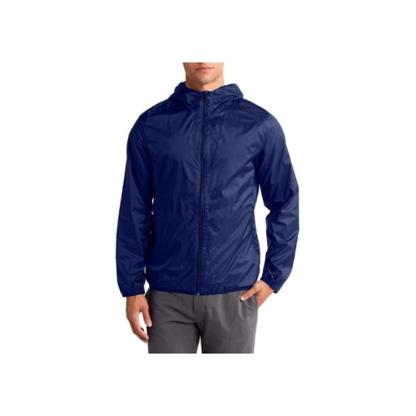 Jaqueta Corta Vento Impermeável Masculino Leve e Confortável Estilo Casual Liso - Marinho