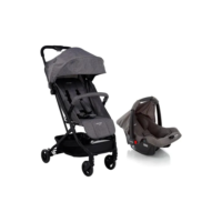 Carrinho De Bebê Travel System Duo Voyage Yupi Duo Cinza