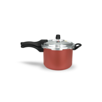 Panela De Pressão 4,5 Litros Antiaderente Teflon Com Tampa Externa Preta PROMOÇAO