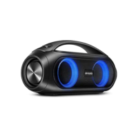 Caixa de Som Boombox AIWA Bluetooth IPX5, Luzes Multicores, com alça - AWS-BBS-02