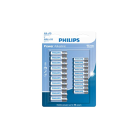 PHILIPS Pilha alcalina do tipo AA e AAA C/10 AA E 10-AAA, Branco, azul e cinza, padrão, LR036P20BP/59