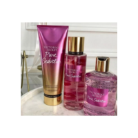 KIT victoria secrets creme perfume hidratante acetinado corpo mãos lily bory splash