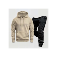 Conjunto Blusa Moletom E Calça De Frio Capuz E Bolso Inverno
