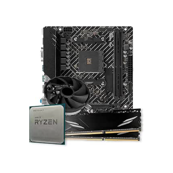 Kit Upgrade Gamer AMD Ryzen 5 5600GT | Radeon Vega 7 Graphics | Placa-Mãe A520M | 16GB RAM DDR4